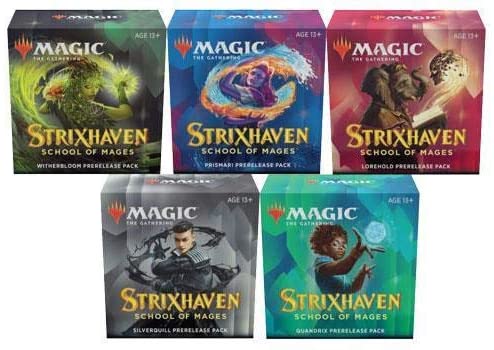 Magic the Gathering: Strixhaven Prerelease Kit (Set of All 5)